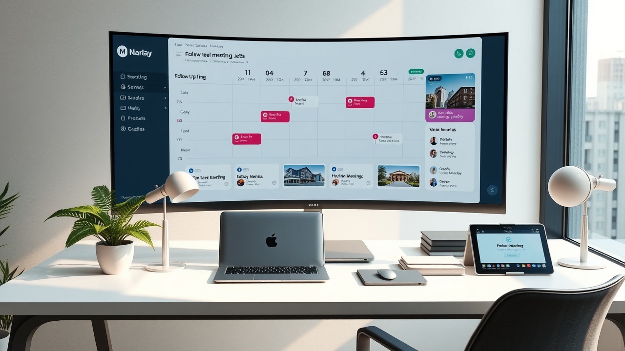 Automated Real Estate Scheduling — real estate workflow illustration