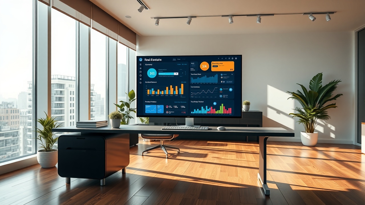 RAOS Real Estate Platform — real estate workflow illustration