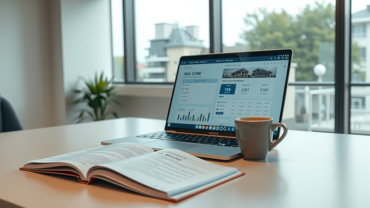 Real Estate CRM Comparison — real estate workflow illustration