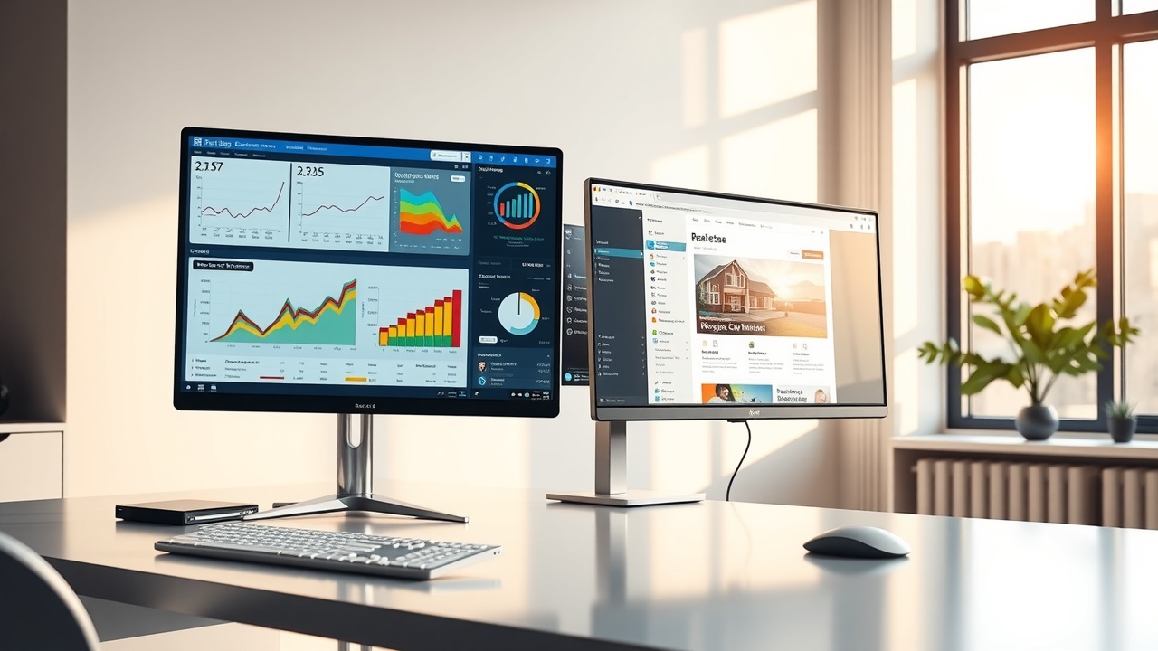 Real Estate Website Customization — real estate workflow illustration
