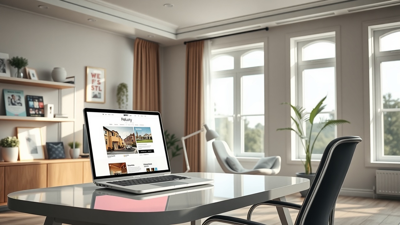 Reluxity Real Estate Website Builder — real estate workflow illustration