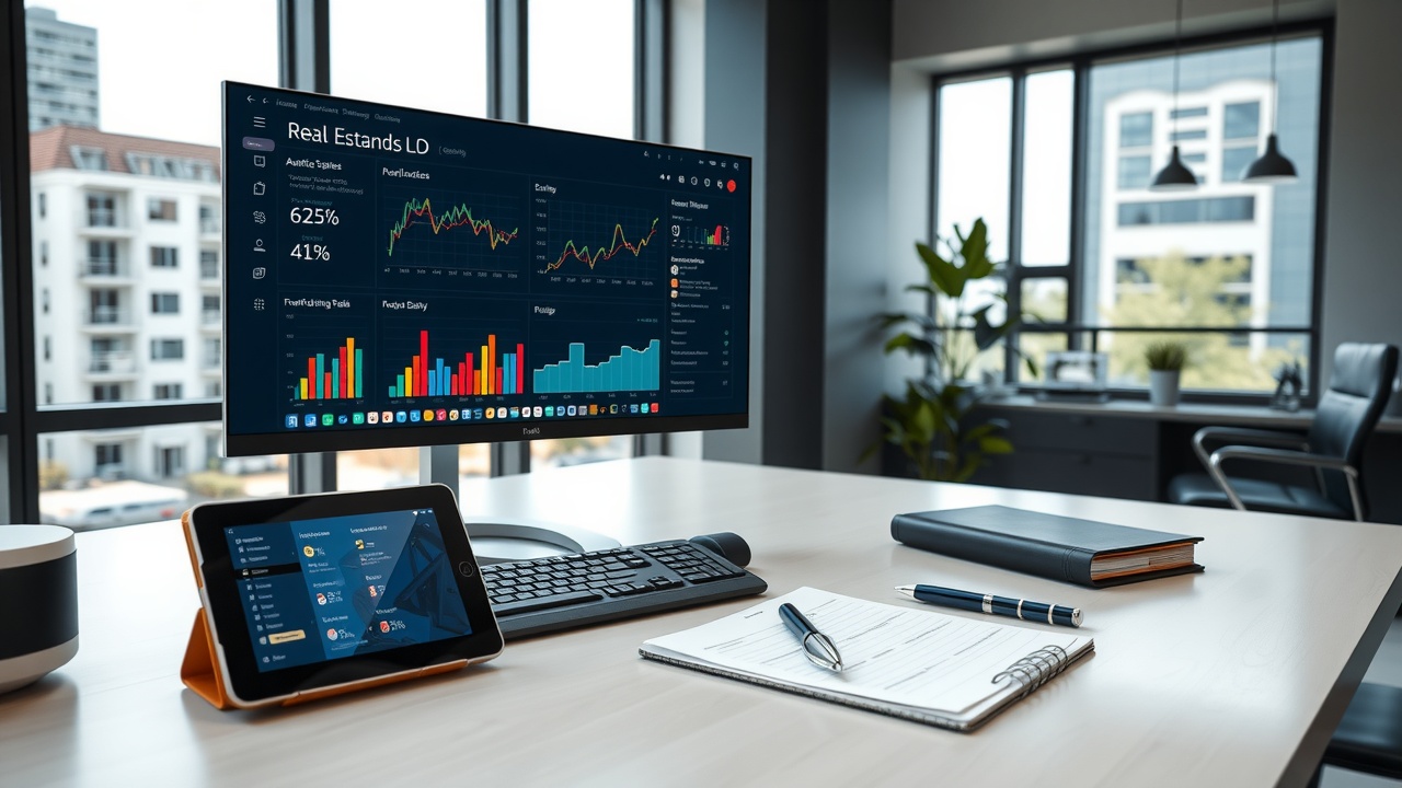Best Practices For Real Estate Lead Generation — real estate workflow illustration