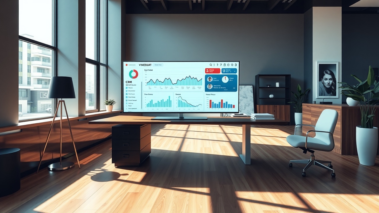 CRM For Real Estate Agents — real estate workflow illustration