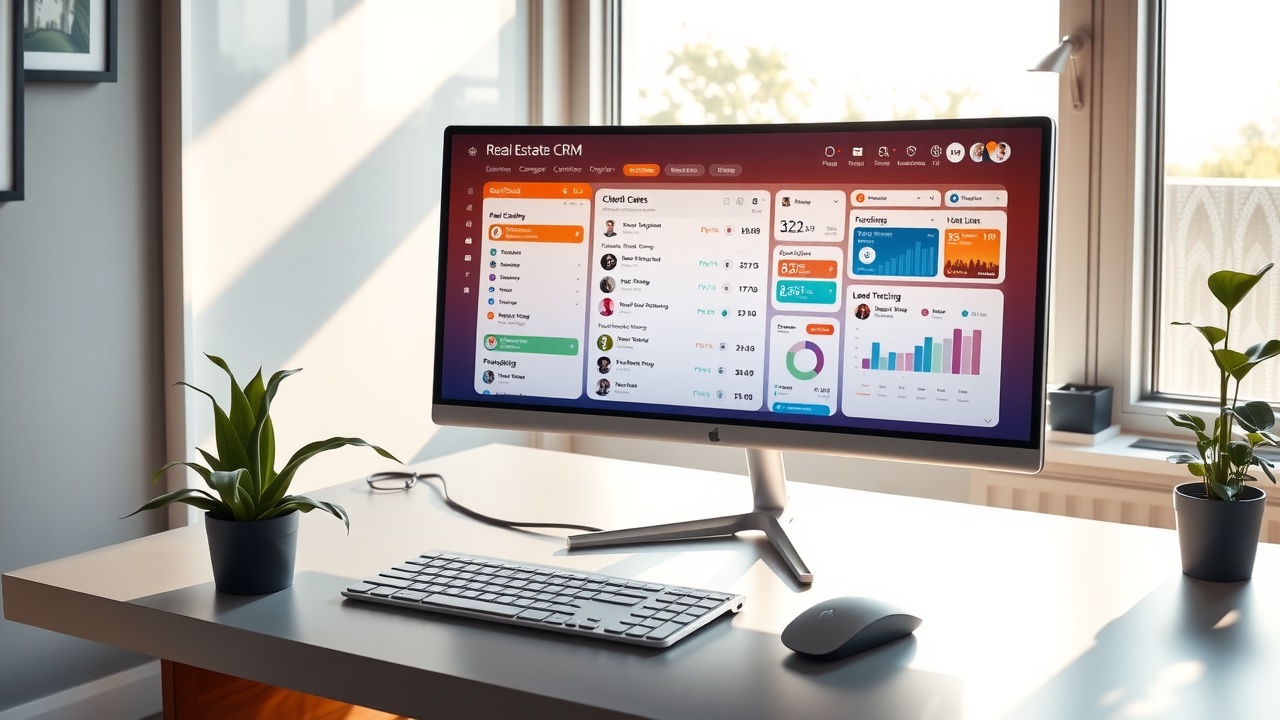 CRM Systems For Realtors — real estate workflow illustration
