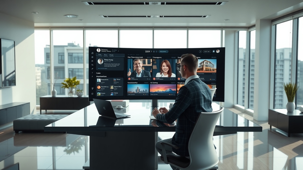 RAOS Real Estate Technology — real estate workflow illustration