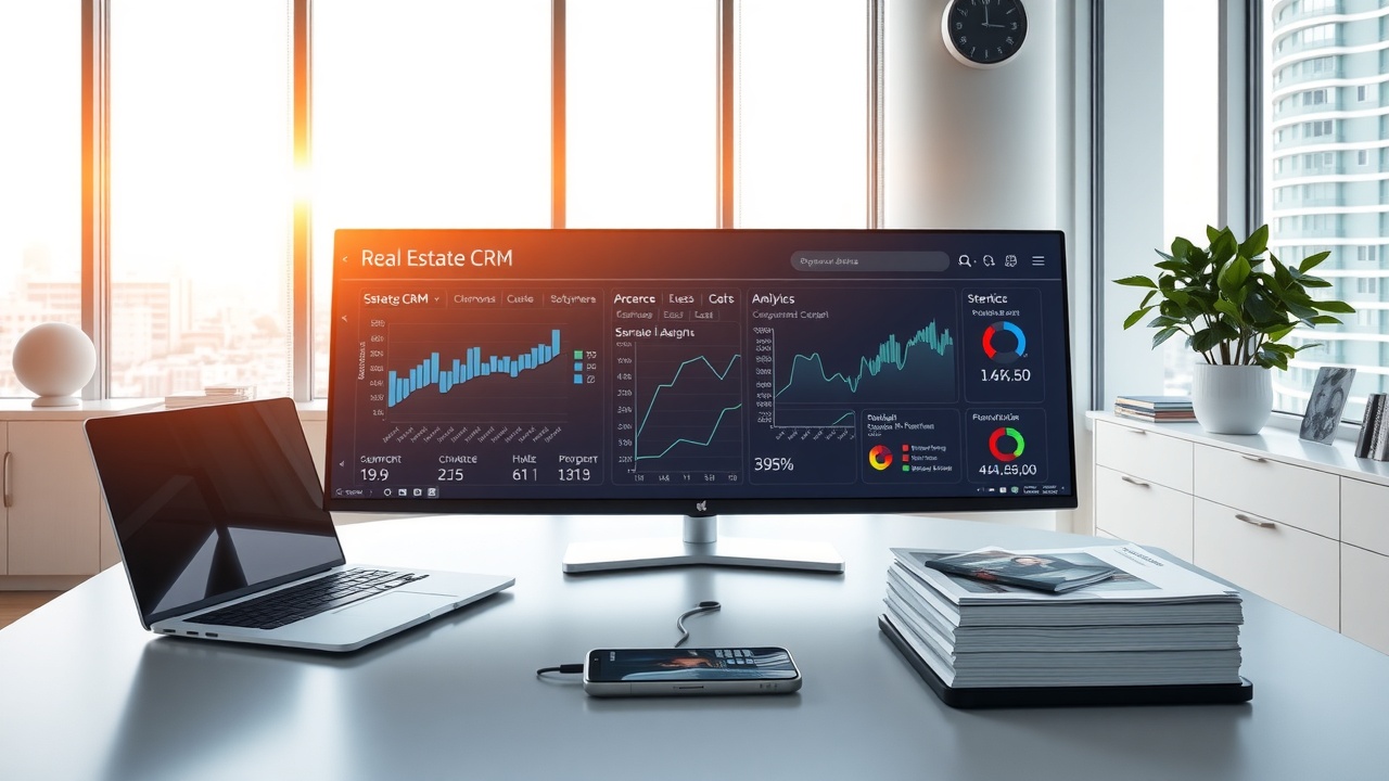 Real Estate Agent Productivity Tools — real estate workflow illustration