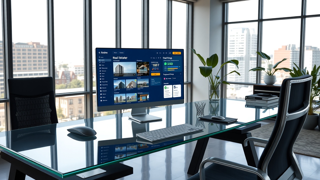Real Estate Agent Website Builder — real estate workflow illustration