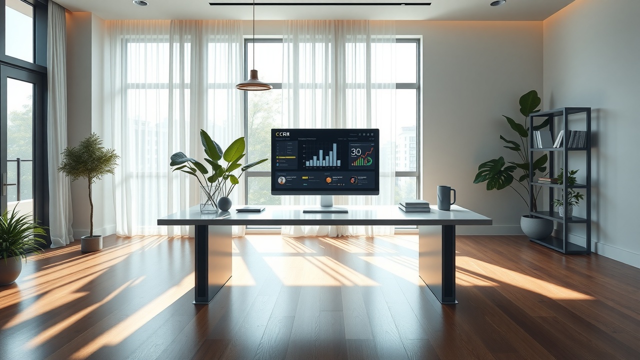 Real Estate CRM With AI Coaching — real estate workflow illustration