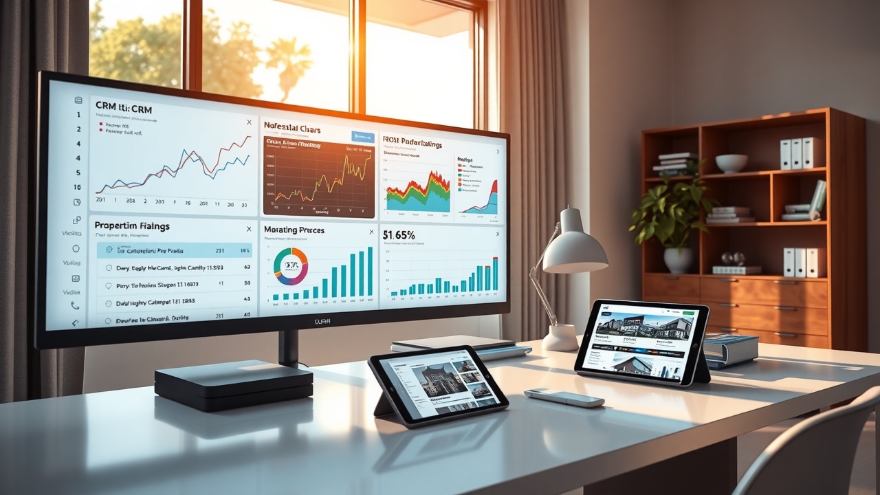Real Estate Marketing Automation — real estate workflow illustration