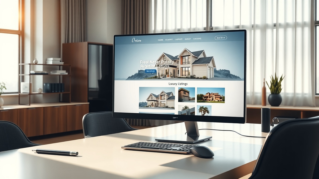 Realtor Website Builder Tools — real estate workflow illustration
