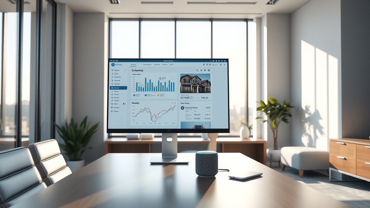 Voice-enabled CRM For Agents — real estate workflow illustration