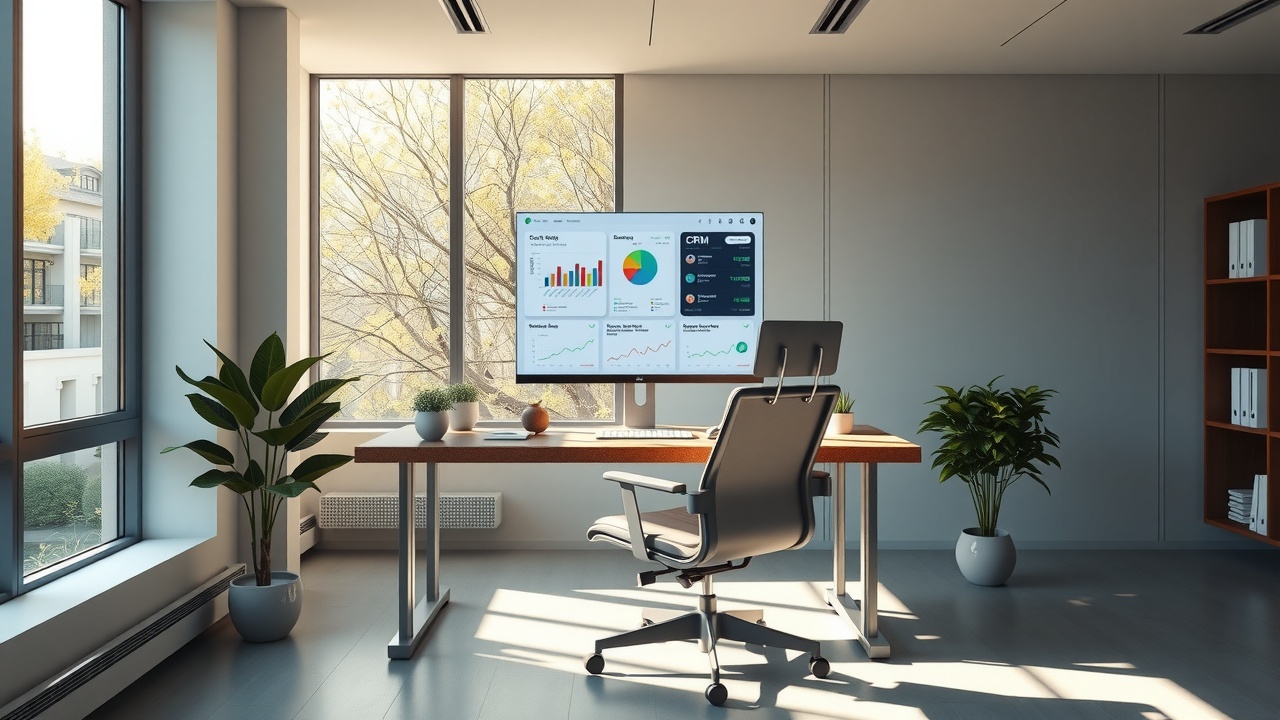 Best Practices For Real Estate CRM Systems — real estate workflow illustration