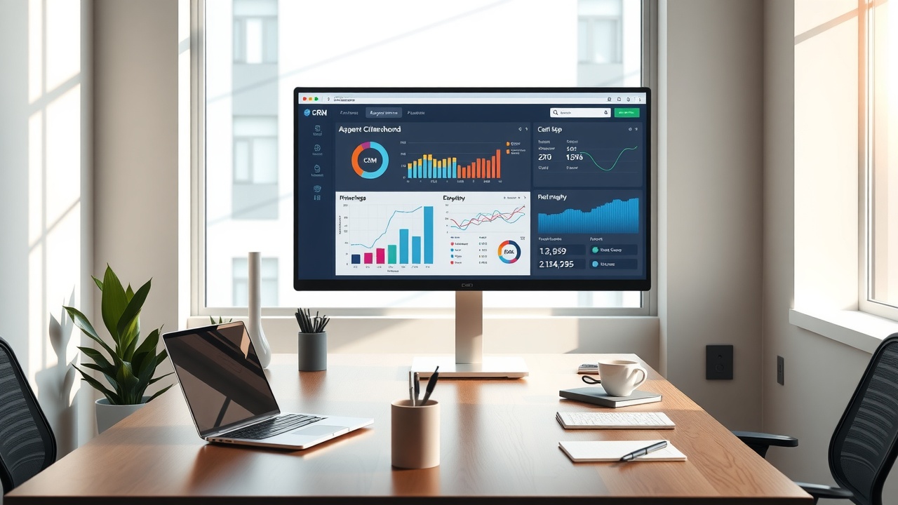 CRM Systems For Managing Real Estate Leads — real estate workflow illustration