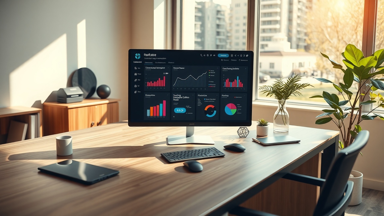 Lead Management For Realtors — real estate workflow illustration