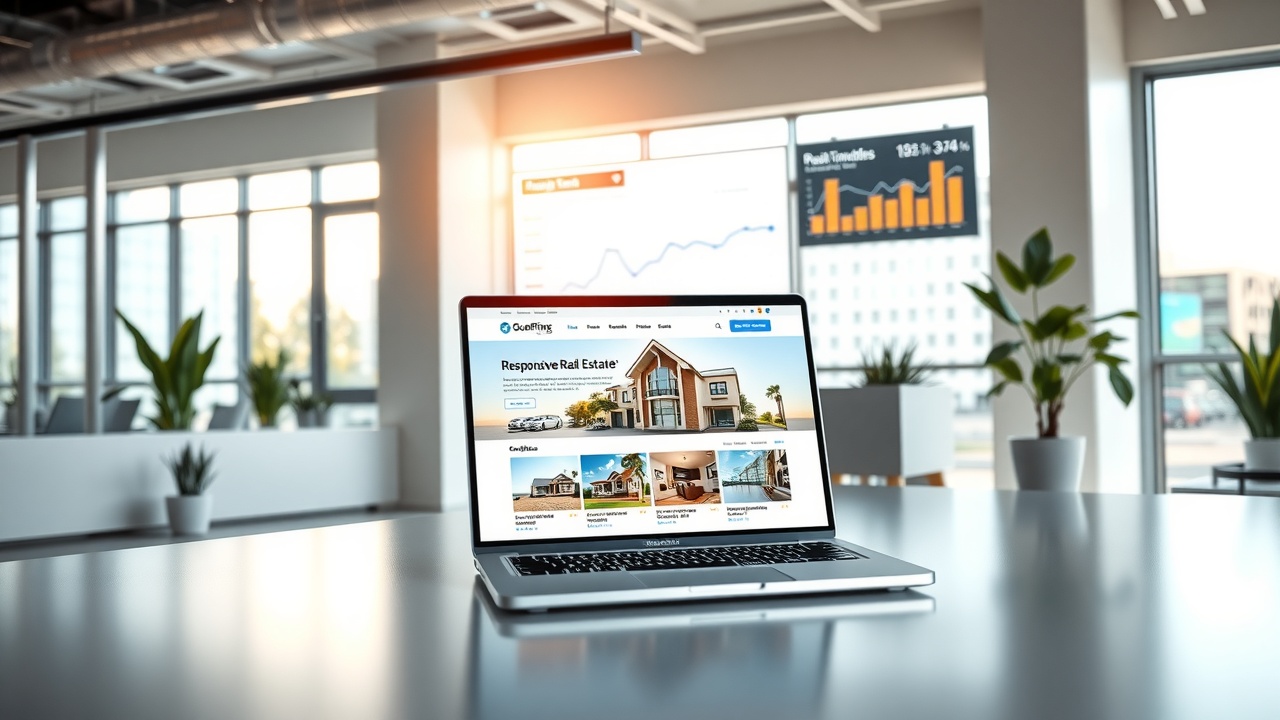 Real Estate Website Builder For Lead Generation — real estate workflow illustration