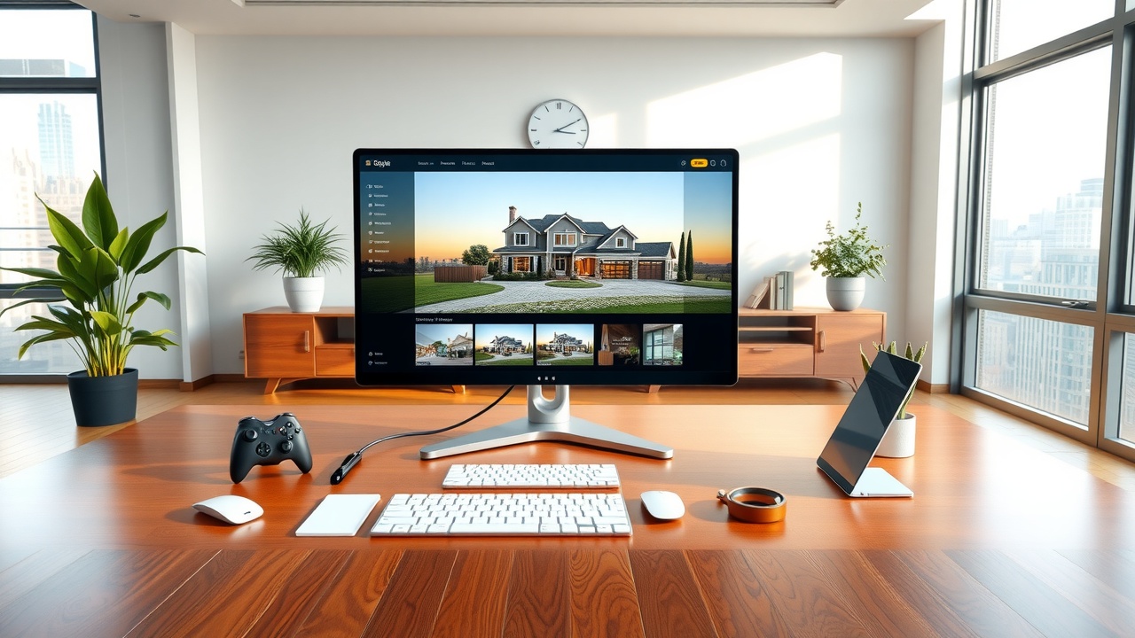 Real Estate Website Builder Vs Custom Website — real estate workflow illustration